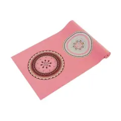 Toyzone World Blush Pink Mandala Pattern Yoga Mat