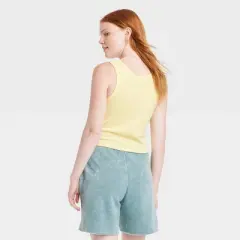 Women's SmileyWorld What Makes You Smile Graphic Tank Top - Yellow