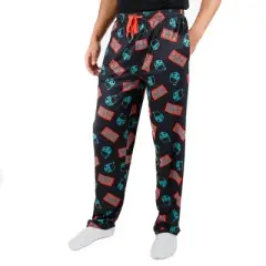 Star Wars Boba Fett Character All Over Print Men's Black Sleep Pajama Pants Lounge wear