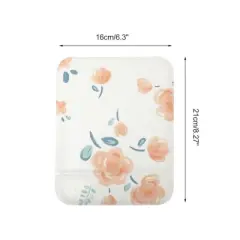 Unique Bargains Women Makeup Mirror for Travel Orange 1 Pc