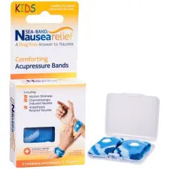 Seaband Nausea Relief Comforting Acupressure Bands for Kids - 1pair