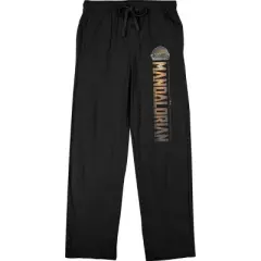 Star Wars The Mandalorian The Child Mens Black Sleep Pajama Pants