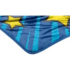 Pokemon Pikachu Light Beams and Stars Throw Blanket 46"x 60" Soft Fleece Blanket