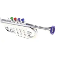 Insten Trumpet with 4 Colored Keys, Musical Instruments for Kids, Baby & Toddlers