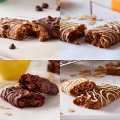 CLIF KID ZBAR Cinnamon Roll, Chocolate Chip, Chocolate Brownie & Iced Oatmeal Cookie Granola Bar Variety Pack Organic - 30.48oz/24pk