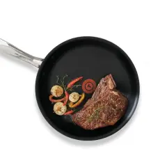 T-fal Platinum Unlimited Nonstick 12" Fry Pan with Induction Base - Dark Gray