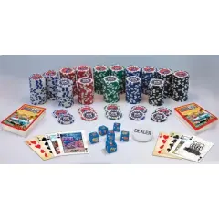 MasterPieces Casino Style 300 Piece Poker Chip Set - Route 66 Theme