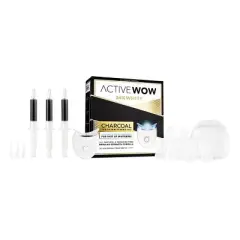 Active Wow White Charcoal Teeth Whitening Kit