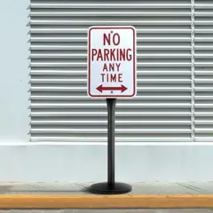 VEVOR Cast Iron Sign Post, 4 ft Portable Heavy Duty Steel Post Sign Holder with Hard Plastic Base & Wheels, U-Channel Sign Stand for Garden