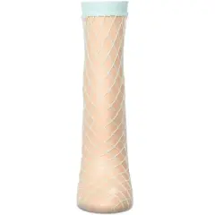 Memoi Women's Nothing But Net Fishnet Anklet Socks