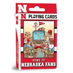 MasterPieces Officially Licensed NCAA Nebraska Cornhuskers Fan Deck Playing Cards - 54 Card Deck