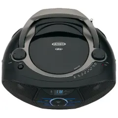 JENSEN AM/FM Radio CD Boombox with LED Display - Black (CD-560)