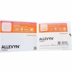 Smith+Nephew ALLEVYN Gentle Border Dressing 4" x 4" &ndash; Box of 10