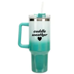 Elanze Designs #1 Hair Stylist Be Nice or Bald 40 oz. Stainless Steel, Large Water Bottle Coffee Mug, Spill & Leak Resistant, Thermal Travel Tumbler