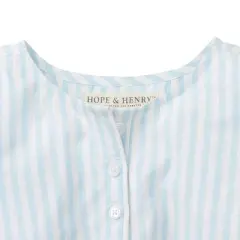 Hope & Henry Girls' Peasant Top With Embroidery, Infant