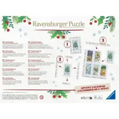 Ravensburger Ravensburger Christmas Advent Calendar Jigsaw Puzzle - 24x54pc: Holiday Themed Puzzle Set, Creative Thinking Activity, 24 Count