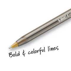 BIC Cristal Xtra Bold Ballpoint Pens, Bold Point (1.6mm) For Vivid and Dramatic Lines, Black Ink, 24-Count Pack, Perfect Ink Pens