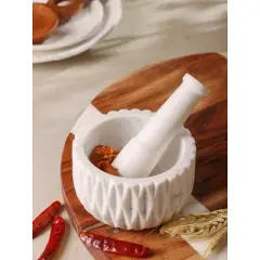 Russell Marble Mortar and Pestle