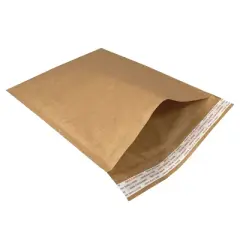 UOFFICE Dark Brown Kraft Bubble Mailer (100 count, #4 - 9.5" X 13.5")
