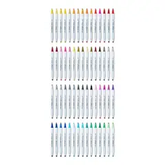KINGART Twin-Tip Sketch Markers 60 Colors