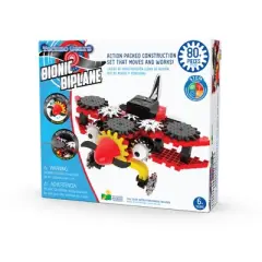 The Learning Journey Techno Gears Bionic Biplane (80+ pieces)