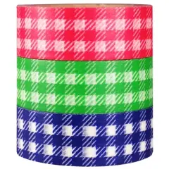 Wrapables Plaid Pleasure Japanese Washi Masking Tape (Set of 3)