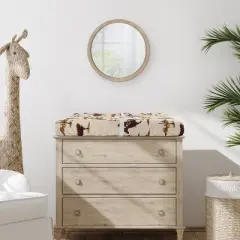 Sweet Jojo Designs Boy Changing Pad Sheet Wild West Cowboy Multicolor