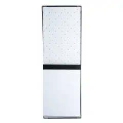 Vegan Leather Paper Bloc Composition Notepad Black - russell+hazel: Hard Cover Journal, 7x10", 120 Pages, Foil Accent