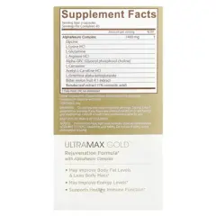 Ageless Foundation Laboratories UltraMax Gold&trade; with AlphaNeuro Complex&reg;, 90 Veg Capsules