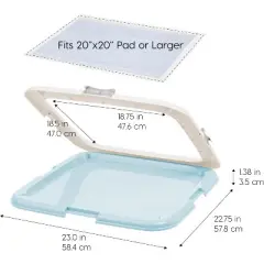 IRIS USA Square Pet Training Pad Holder