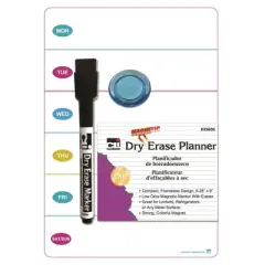 12pk Mini Magnetic Dry Erase Planning Boards with Marker & Magnet - Charles Leonard