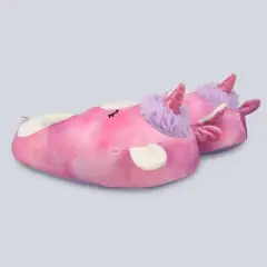 Squishmallows Kids' Lola the Unicorn Plush Slippers - Berry Purple