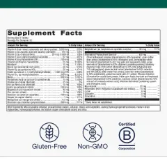 Metagenics PhytoMulti Multivitamin with Iron&mdash;Daily vitamins with phytonutrients, iron, zinc & B6 for men and women&mdash;60 tablets.