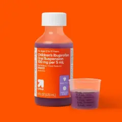Childrens Ibuprofen (NSAID) Oral Suspension Pain Reliever & Fever Reducer Liquid - up&up&trade;