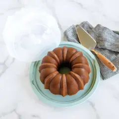 Nordic Ware Blue Translucent Bundt Keeper