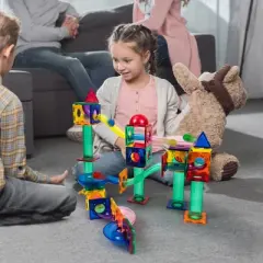 Picasso Tiles Magnetic Marble Run 70pc Building Set