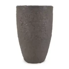 Algreen Products 87311 Athena 20.5 Inch Self Watering Level Indicator Indoor Outdoor Plastic Planter with Overflow Drain, Brownstone