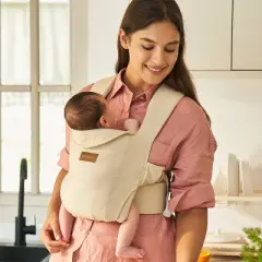 Momcozy Newborn Baby Carrier - Ivory