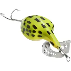 Arbogast Buzz Plug Jr. 5/8 oz. Topwater Fishing Lure - Frog/White Belly