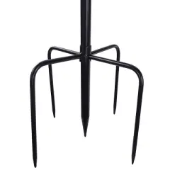 Alpine Corporation Antique Flower Kinetic Wind Spinner Stake: Iron Outdoor Art, 85" Height