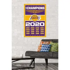 Trends International NBA Los Angeles Lakers - Champions 20 Unframed Wall Poster Prints