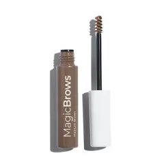 MCoBeauty Magic Brows Brush On Fiber Gel - Waterproof Brow Gel - Medium Brown - 0.12 oz