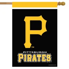 Briarwood Lane Pittsburgh Pirates House Flag MLB Licensed 28" x 40"