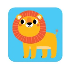 Banana Panda Suuuper Size Toddler Memory Game - Wild Animals