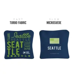 Gameday Seattle Football Synergy Pro Navy Blue Cornhole Bags (Set of 4)