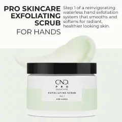 CND Pro Skincare Exfoliating Scrub Step 1 For Hands (Vegan) | CND Pro Skincare products will help soften and improve the feel of skin - (10.1 oz)
