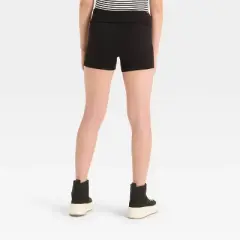 Girls' Foldover Bike Shorts - art class&trade;