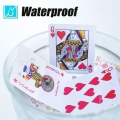 LotFancy Plastic Playing Cards, Waterproof - 2 Decks of Cards with Plastic Cases, Poker Size Standard Index