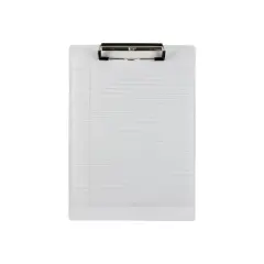 Saunders Acrylic Clipboard 1/2" Capacity Holds 8-1/2w x 12h Clear 21565