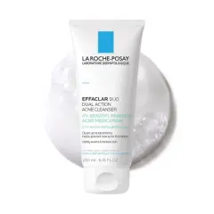 La Roche Posay Effaclar Dual Action Acne Face Cleanser with 4% Benzoyl Peroxide - 6.7 fl oz